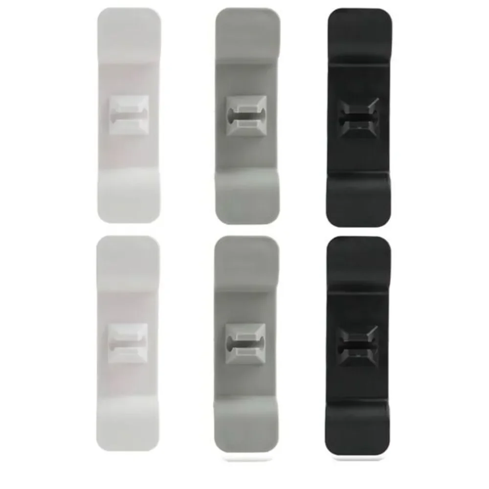 Set of Black, Gray & White appliance cord organizer.